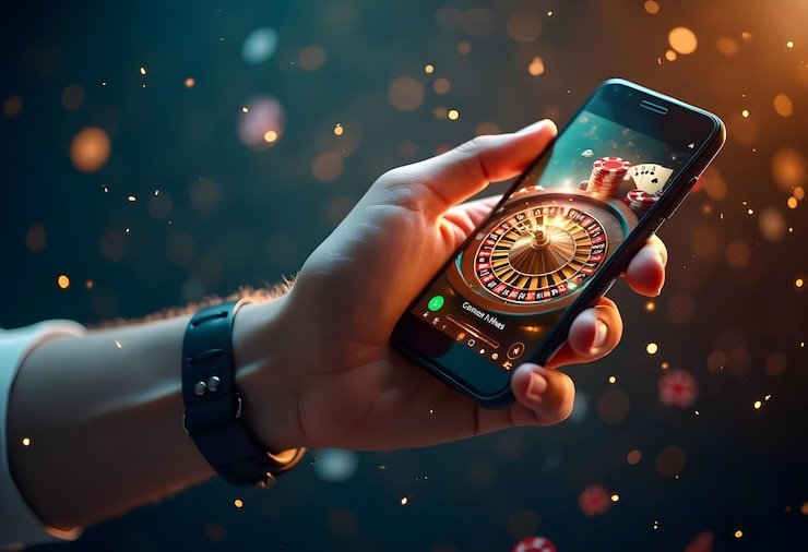 Mesin slot digital dengan efek visual menarik